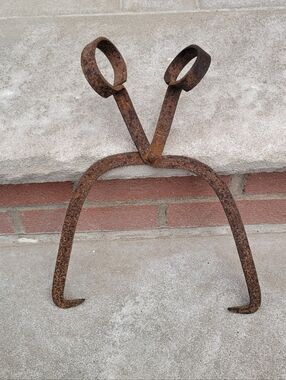 Antique/Vintage Primitive Cast Iron ICE BLOCK TONGS
